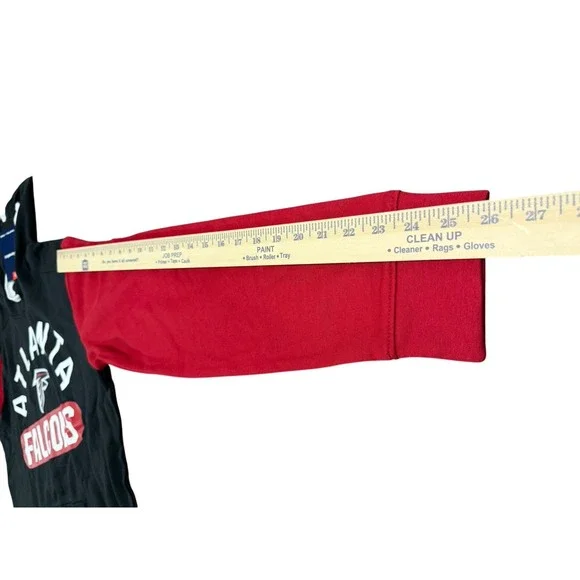 FANATICS OFFICIAL ATLANTA FALCONS NFL MENS "LARGE" NWT Jersey Sweatshirt Hoodie - Picture 11 of 12